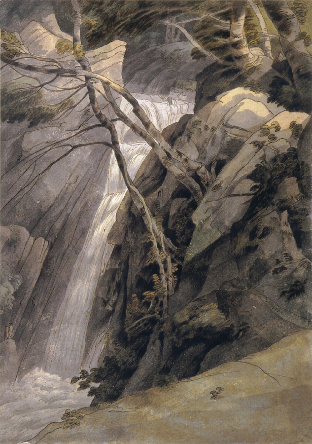 Francis Towne Waterfall near Ambleside